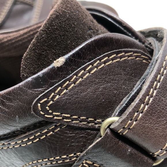 Ecco Babette Brown Suede & Leather Sneakers